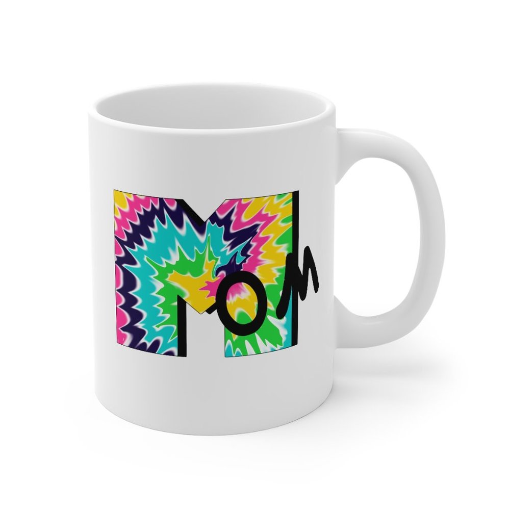 90's Mom Retro Mug, Music Television Funny Mom Mug - Picture 2 of 3